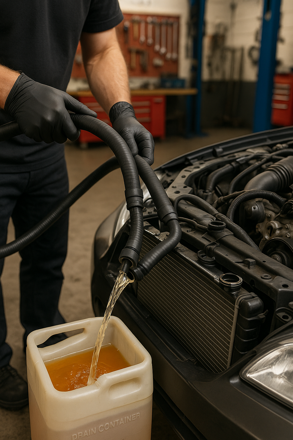 Промывка радиатора охлаждения