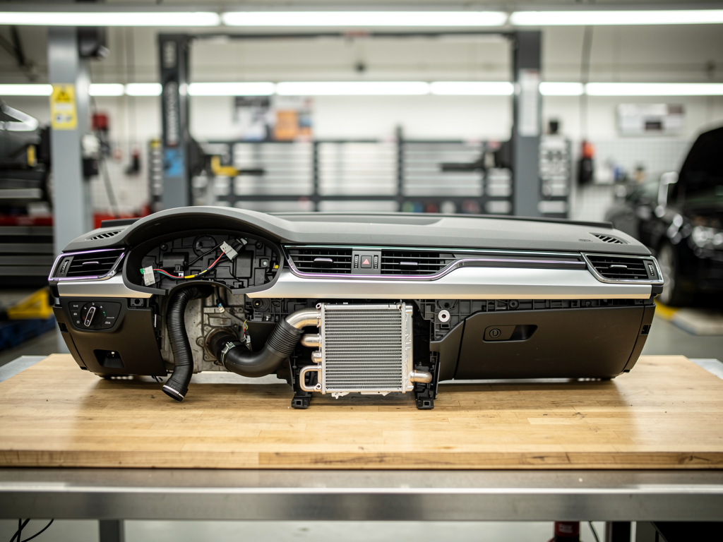 Ремонт и замена печки Skoda Rapid