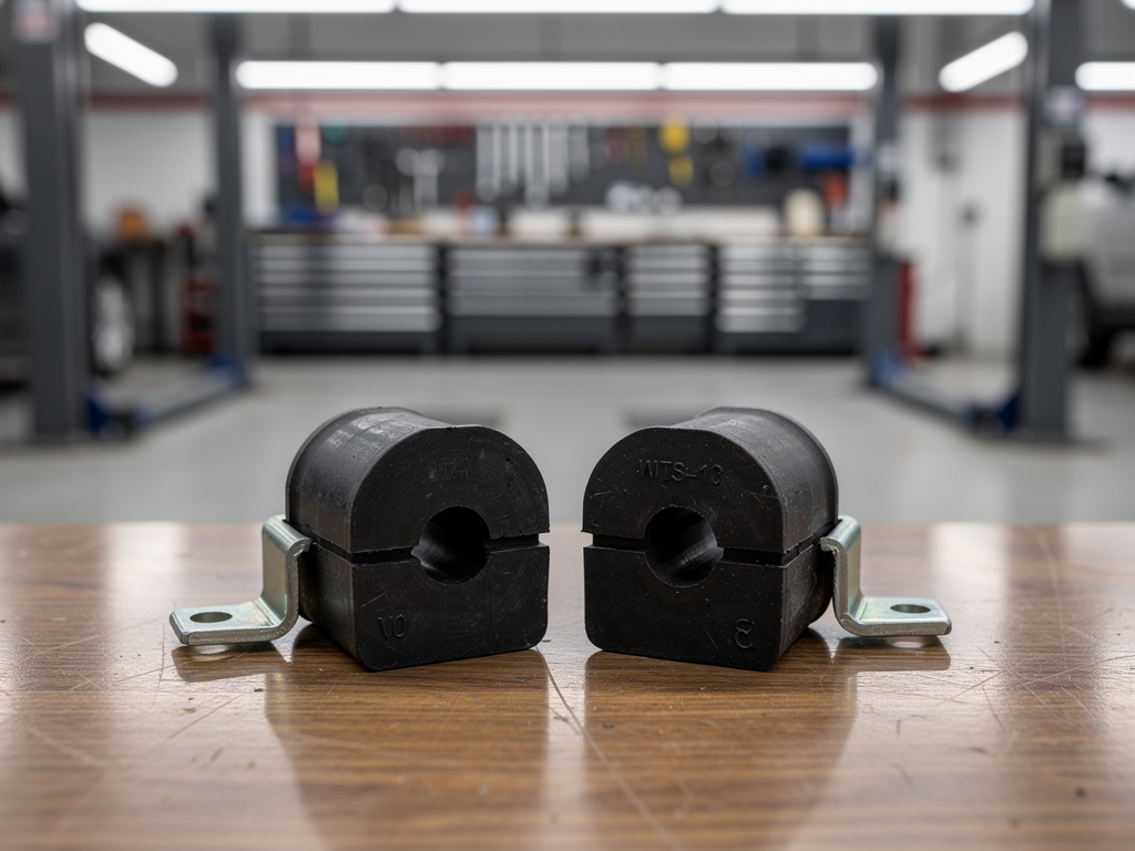 Замена втулок стабилизатора Skoda Rapid