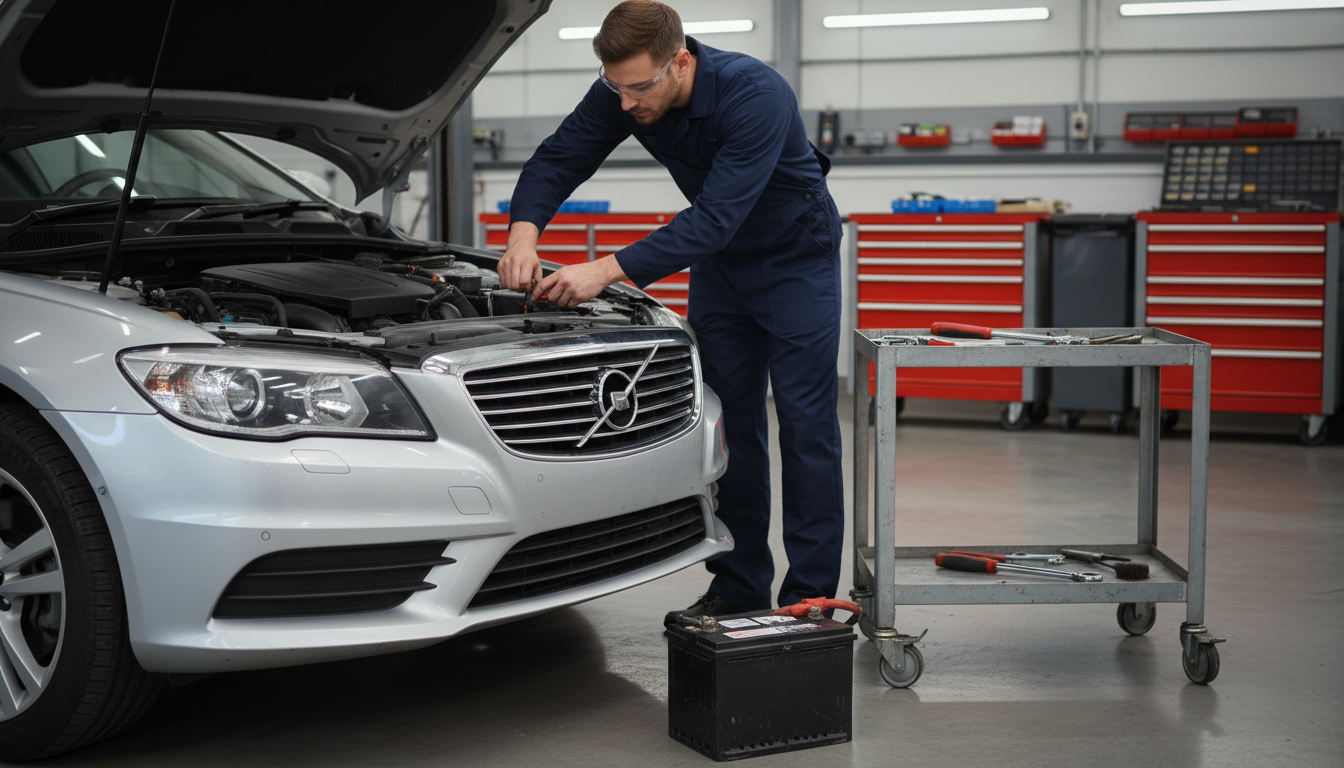 Замена аккумулятора автомобиля