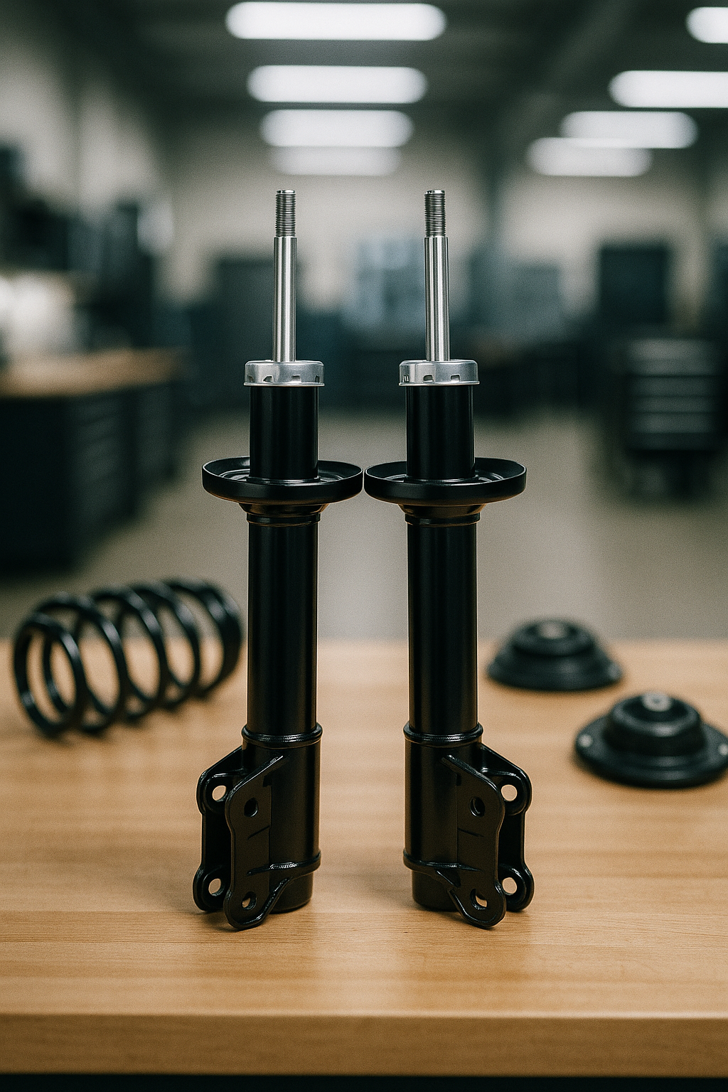 Замена передних амортизаторов