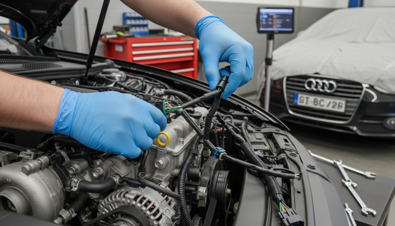 Замена датчика температуры охлаждающей жидкости