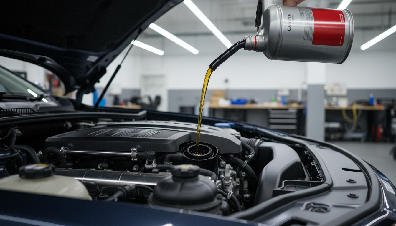 Замена масла в двигателе и масляного фильтра