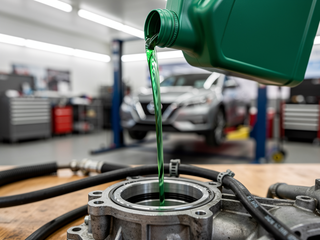 Замена масла в АКПП Nissan