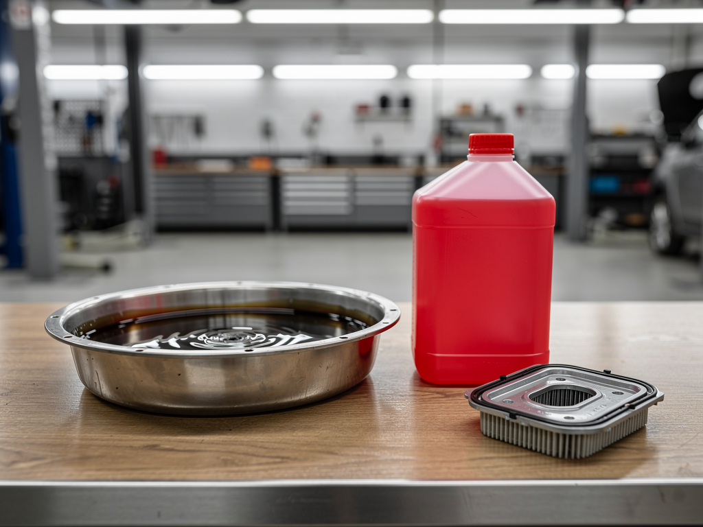 Замена масла в АКПП Renault Duster