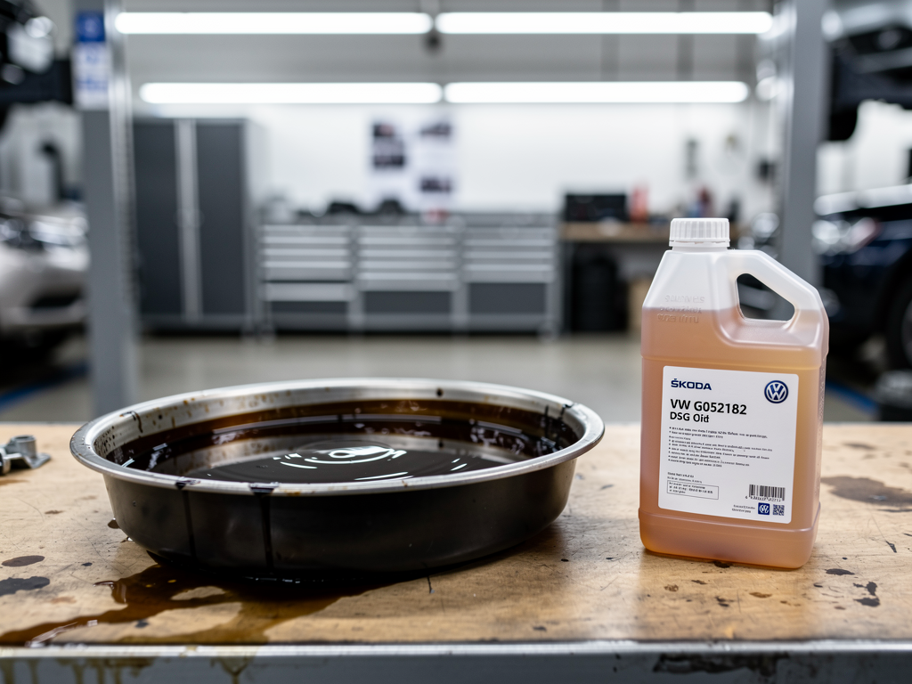 Замена масла в АКПП Skoda Octavia A7