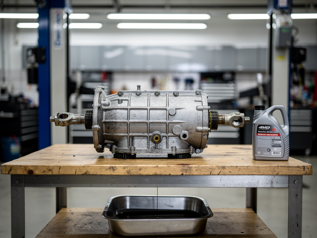 Замена масла в раздаточной коробке