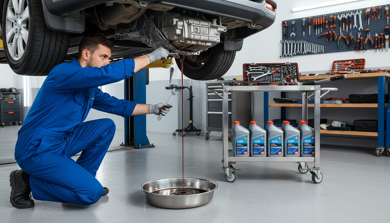 Замена масла в вариаторе