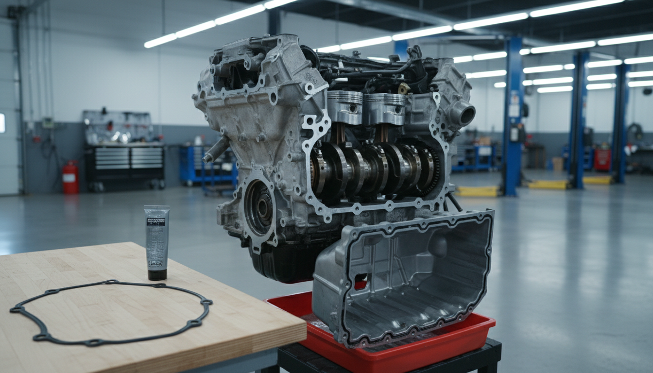 Замена поддона картера двигателя