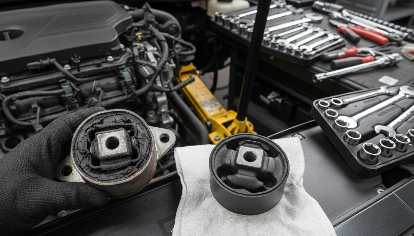 Замена подушек двигателя авто