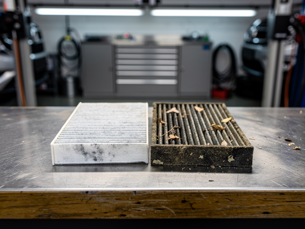 Замена салонного фильтра Kia