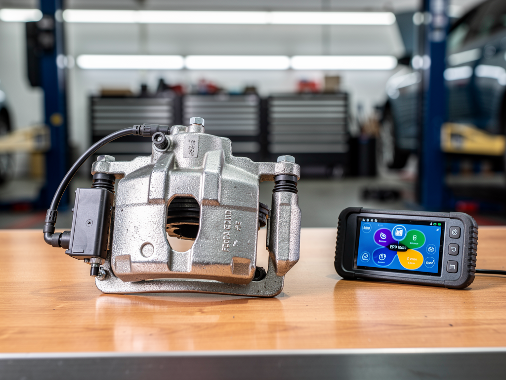 Замена троса ручного тормоза Skoda Octavia A7