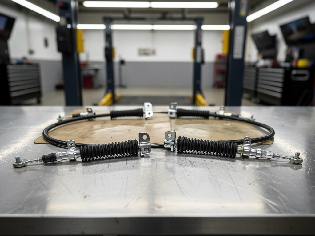 Замена тросов ручного тормоза Kia Rio 3