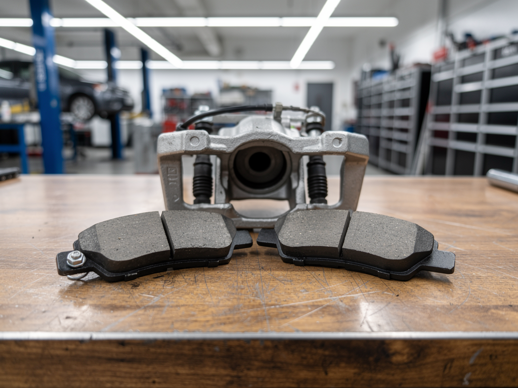 Замена задних тормозных колодок Skoda Octavia A7